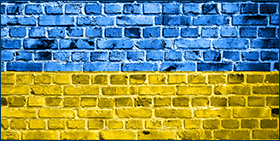 Coface FOCUS: wirtschaftliche Folgen des Ukraine-Konflikts. Das Bild zeigt eine ukrainische Flagge.