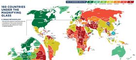 Weltkarte der Länderrisiken